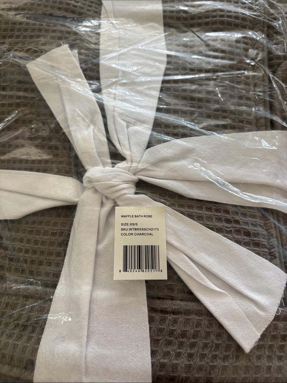 NWT Cozy Earth Waffle Bath Robe. XS/S UNISEX - Picture 5 of 5